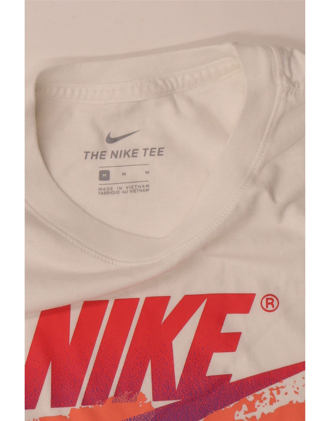 Nike Herren-T-Shirt mit Grafik, mittelweiße Baumwolle