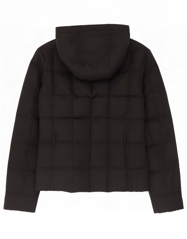 Henry Cottons Wattierte Damenjacke mit Kapuze IT 46 Large Schwarz