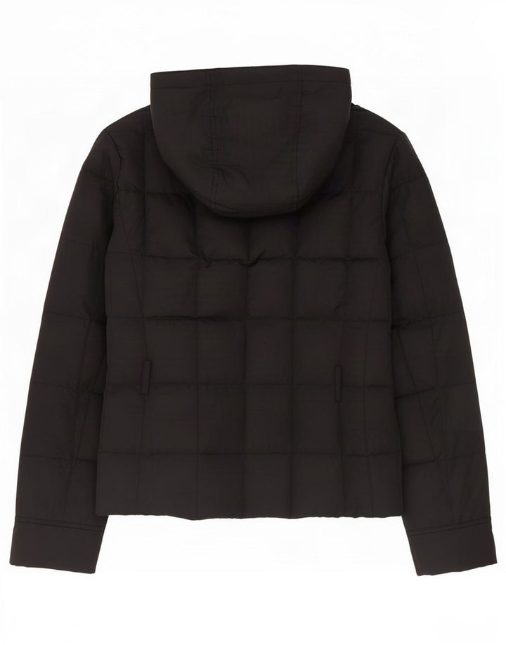 Henry Cottons Wattierte Damenjacke mit Kapuze IT 46 Large Schwarz