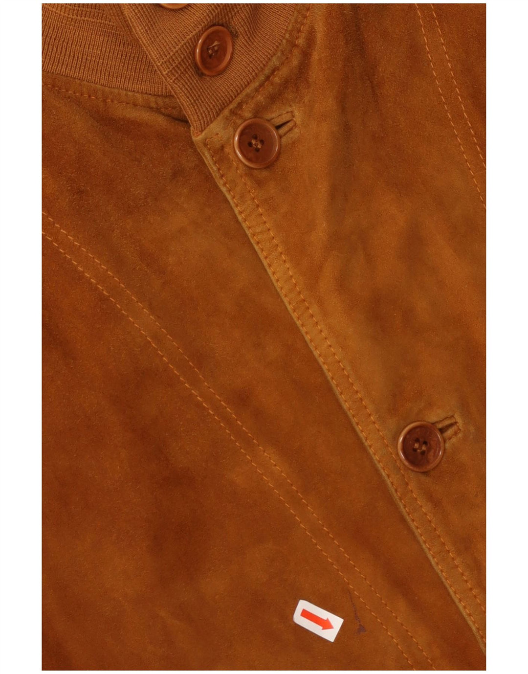 VINTAGE Herren Wildleder Bomberjacke UK 42 XL Braun