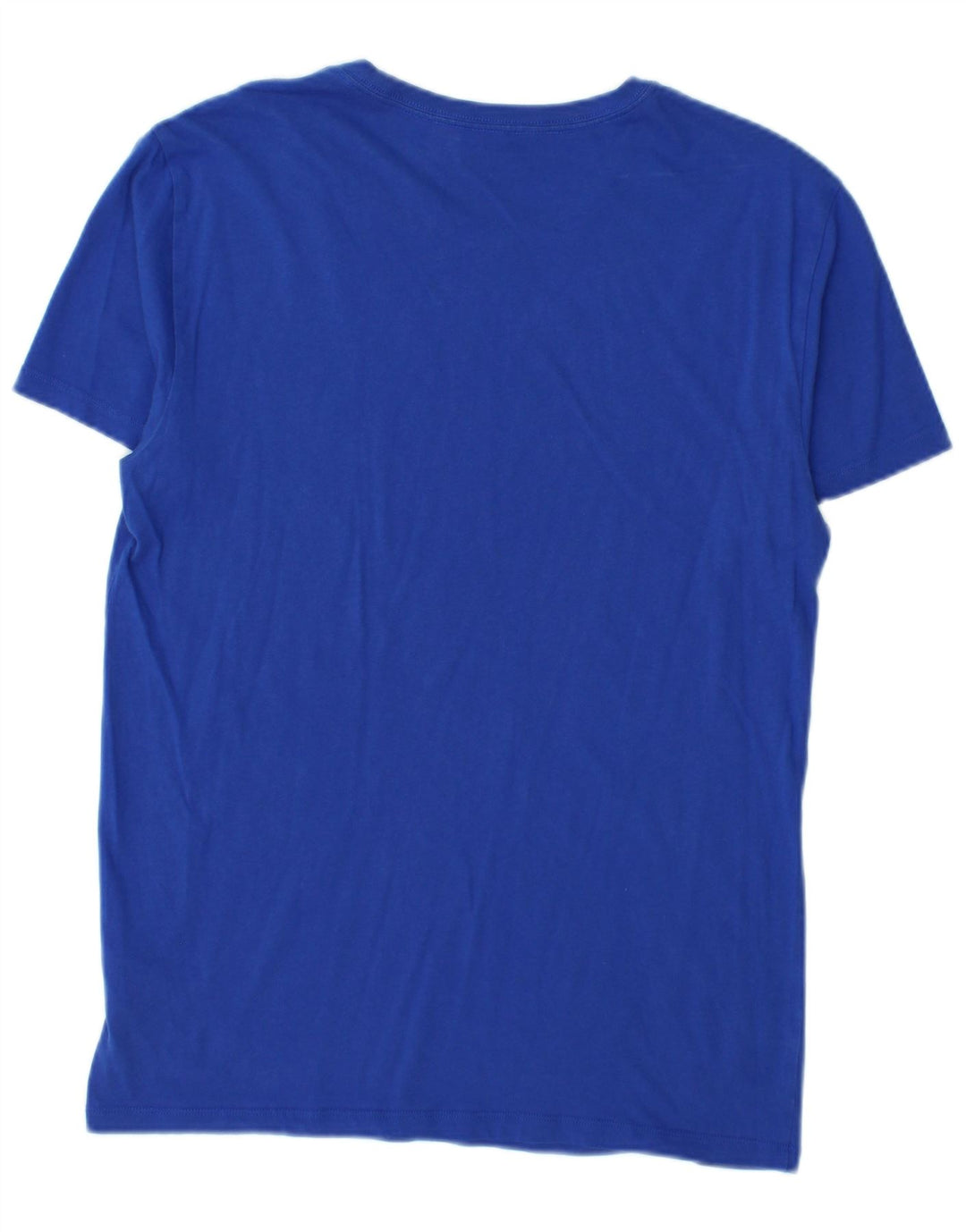 Polo Ralph Lauren Herren-T-Shirt-Oberteil aus mittelblauer Baumwolle