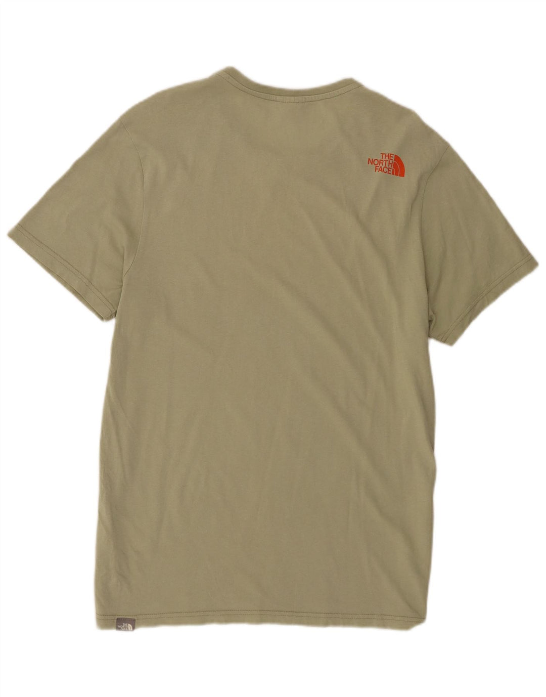 The North Face Herren-T-Shirt-Oberteil aus mittlerer Khaki-Baumwolle