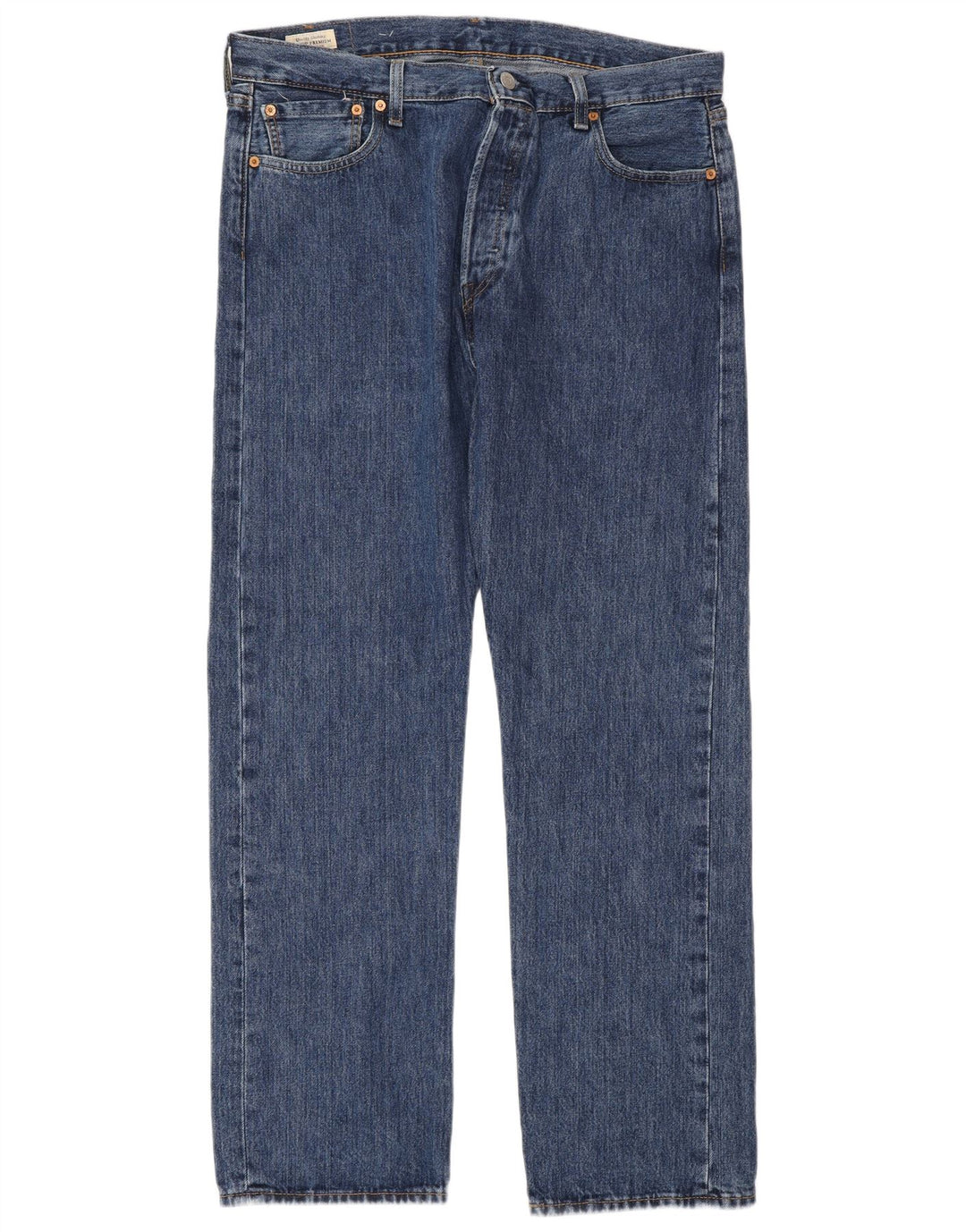 Levi's Herren 501 Straight Jeans W36 L32 Blaue Baumwolle