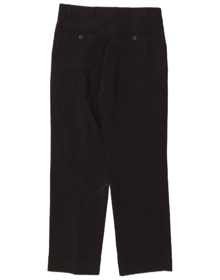 Gerade Damen-Anzughose von Marks & Spencer, W32, L31, Schwarz, Polyester