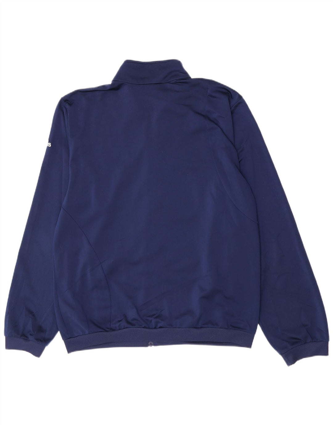 Adidas Herren-Trainingsanzugoberteil mit Grafik, UK, Größe 44/46, groß, marineblau, Polyester