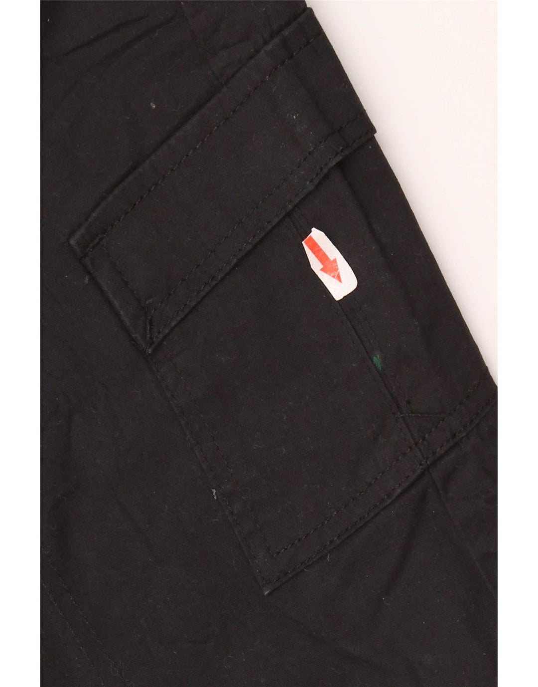Lee Womens Mid Rise Cargo Shorts US 6 Medium W30 Schwarze Baumwolle