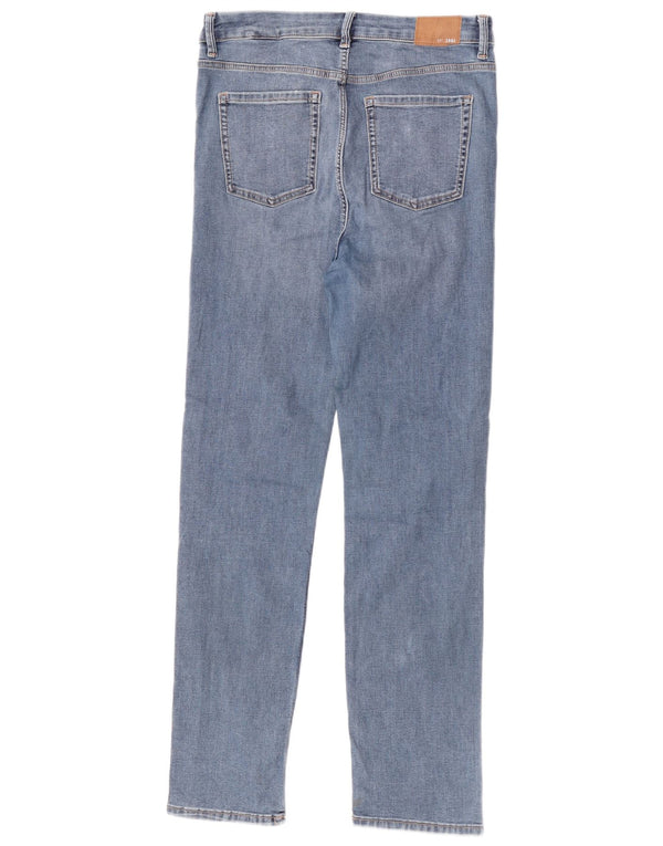 Marks & Spencer Damen The Sienna Straight Jeans UK 12 Medium W30 L30 Blau