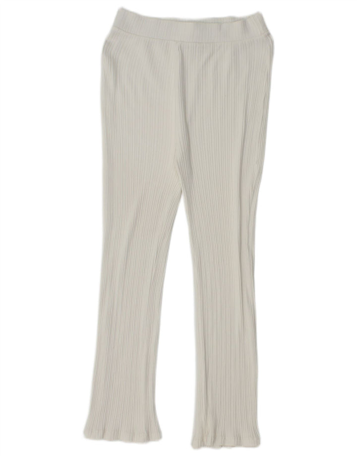 Zara Damen Trafaluc Leggings UK 8 Small Weiß