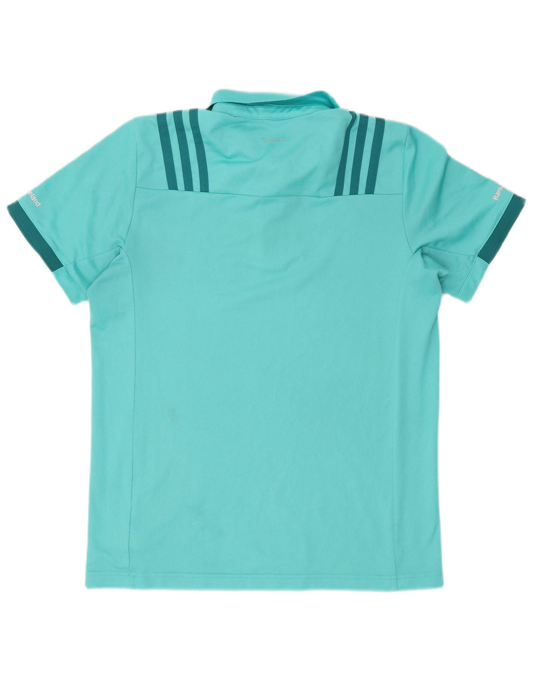 Adidas Herren Munster Rugby Grafik-Poloshirt, großes blaues Polyester