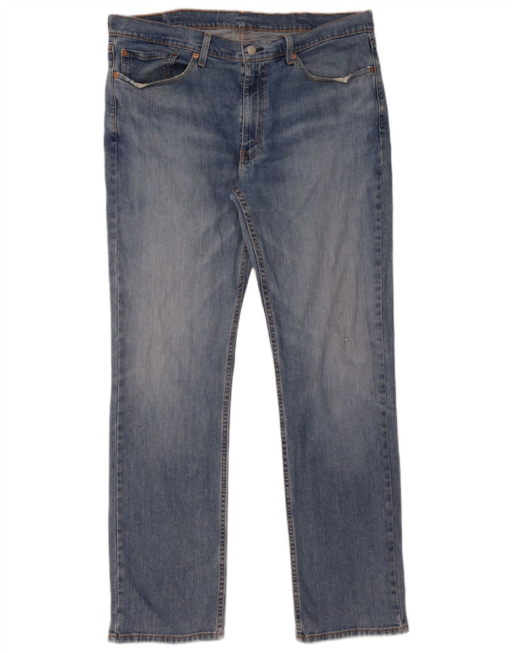 LEVI'S Herren 514 Straight Jeans W38 L34 Blaue Baumwolle