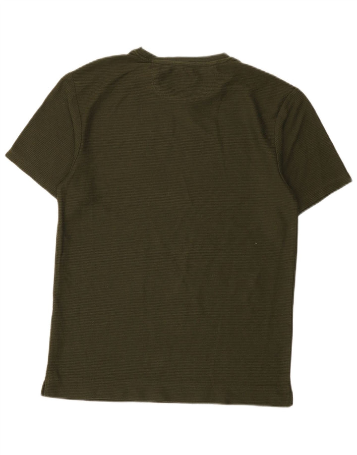 Zara Herren T-Shirt Top Small Grün