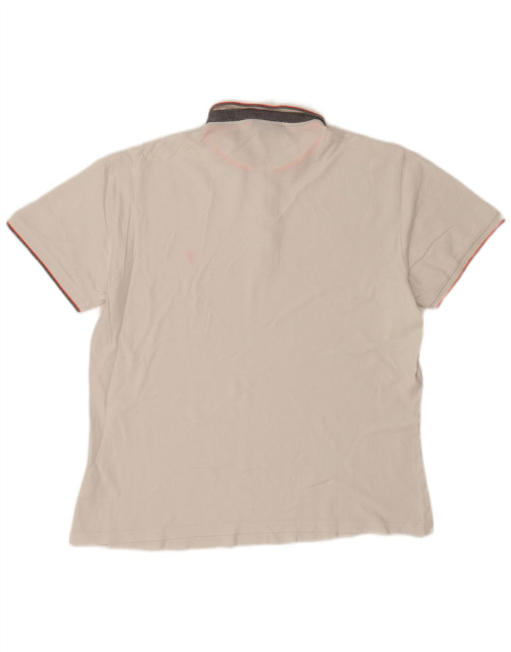Trussardi Jeans Herren Poloshirt XL Weiß