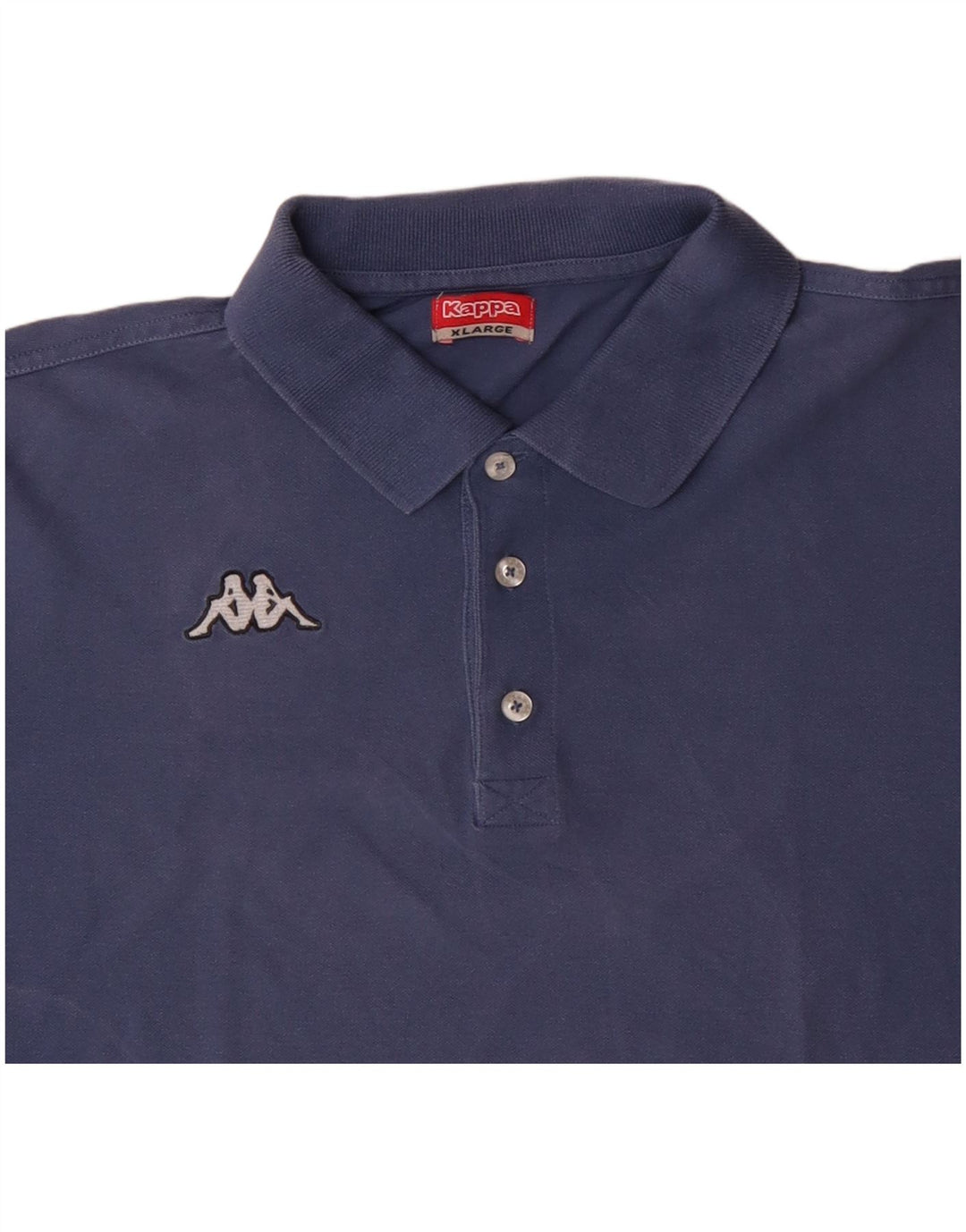 KAPPA Herren Poloshirt XL Blau Baumwolle