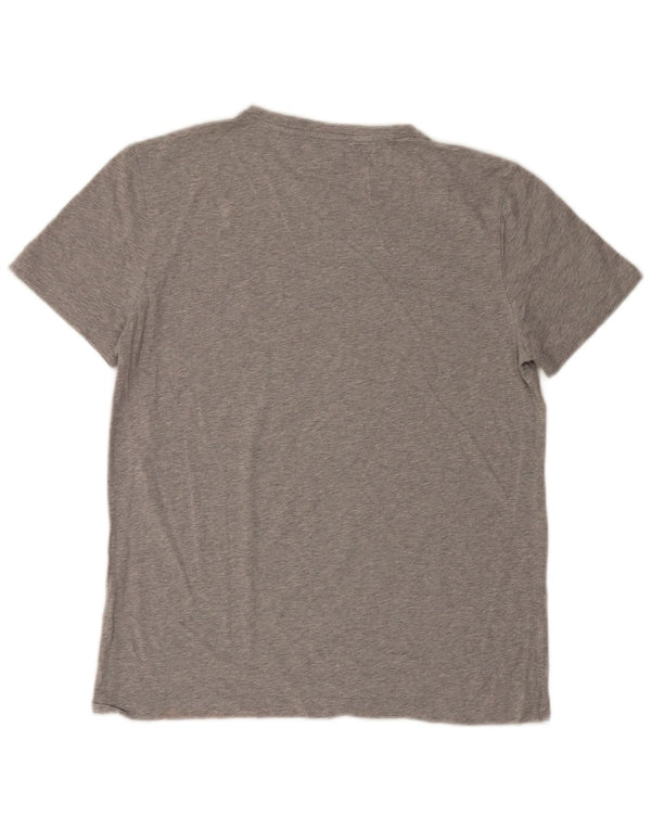 Tommy Hilfiger Herren T-Shirt Top Large Grau meliert