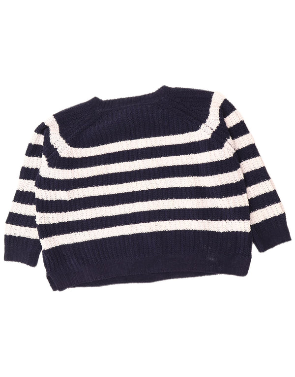 Joules Damen-Pullover mit U-Boot-Ausschnitt, UK 18, XL, Marineblau, gestreift, Polyester