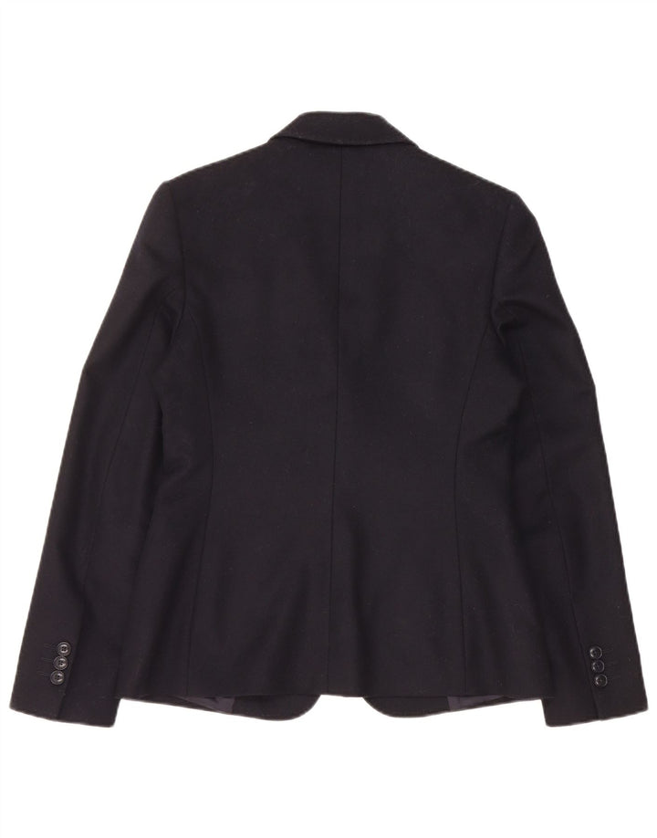 Gant Damen-Blazerjacke mit 1 Knopf, Gr. 8, Marineblau, Wolle