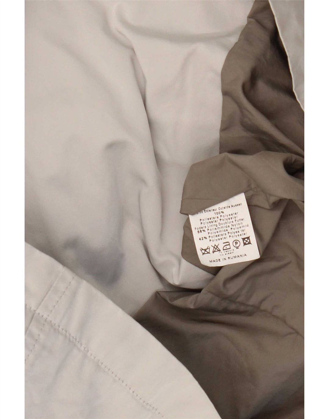 Brema Damen Kurzer Pea Coat IT 48 XL Graues Nylon