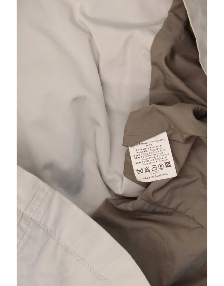 Brema Damen Kurzer Pea Coat IT 48 XL Graues Nylon
