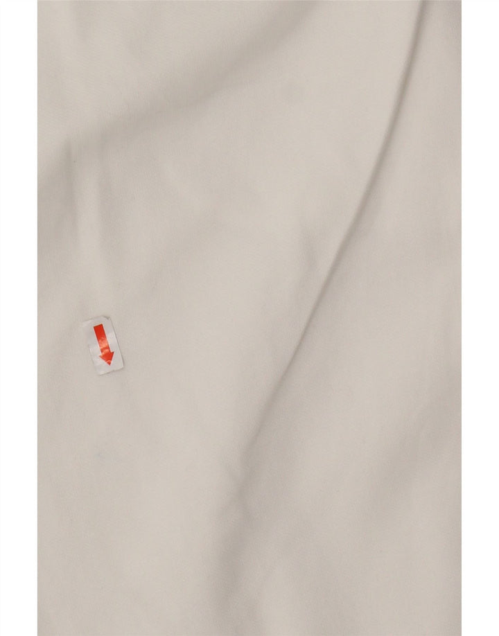 Massimo Dutti Herren Chinoshorts EU 46 XL W38 Weiße Baumwolle