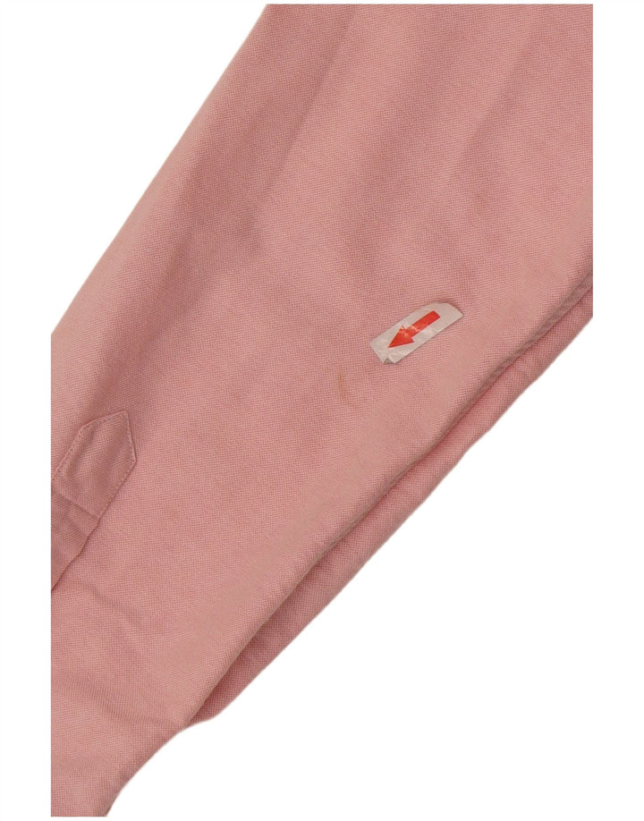 Ralph Lauren Herren-Hemd mit individueller Passform, Größe L, rosa, Baumwolle