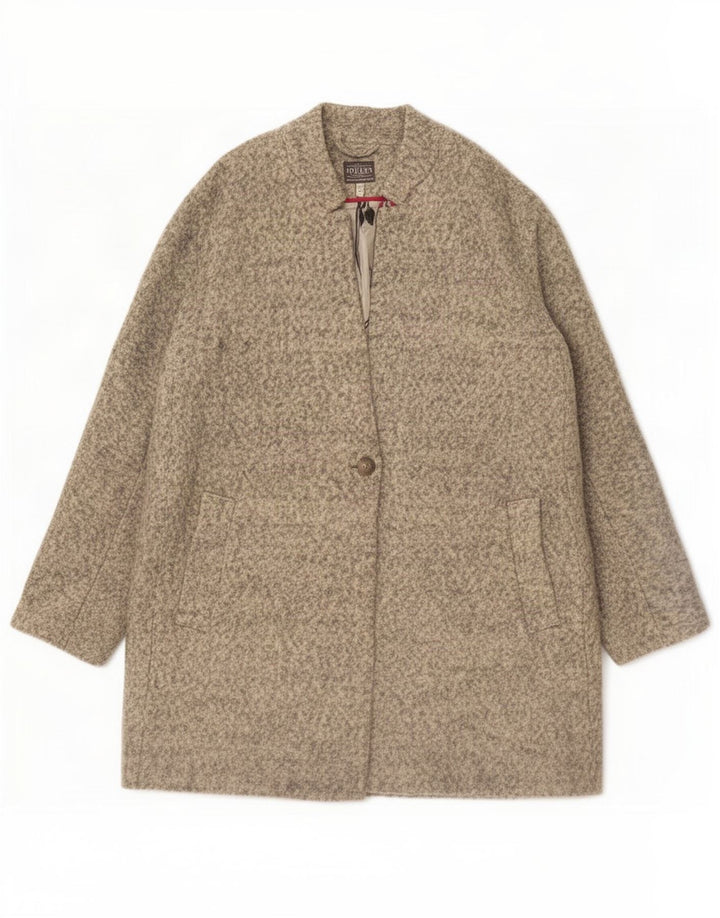 Joules Damenmantel UK 20 2XL Grau meliertes Polyester