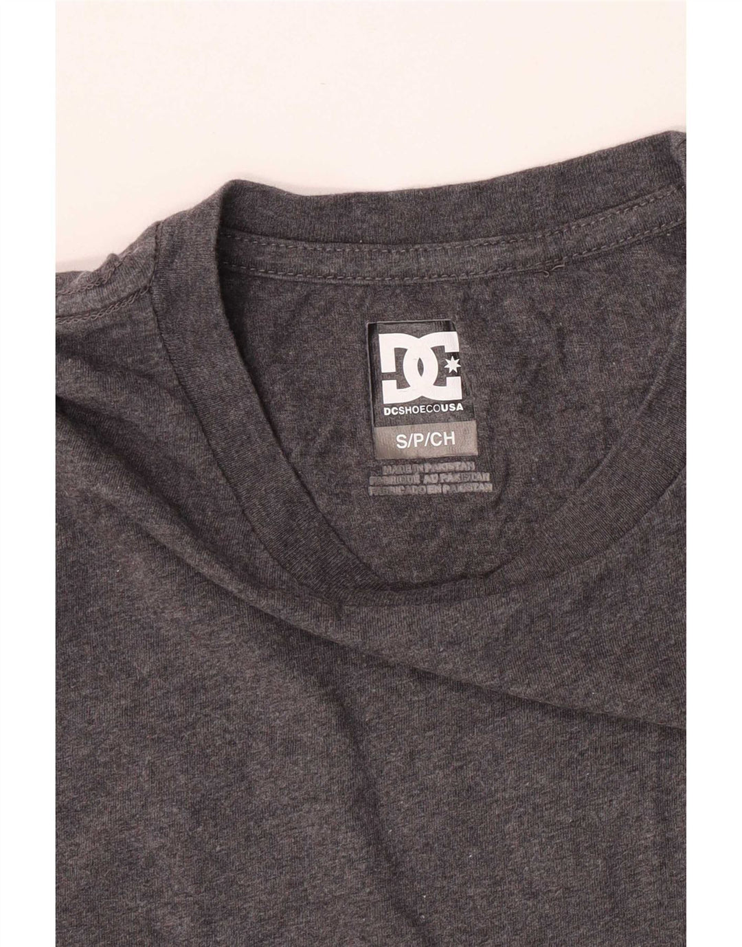 DC Herren-T-Shirt mit Grafik, Größe S, Grau