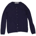 Zara Damen-Cardigan-Pullover UK 14 Medium Marineblau