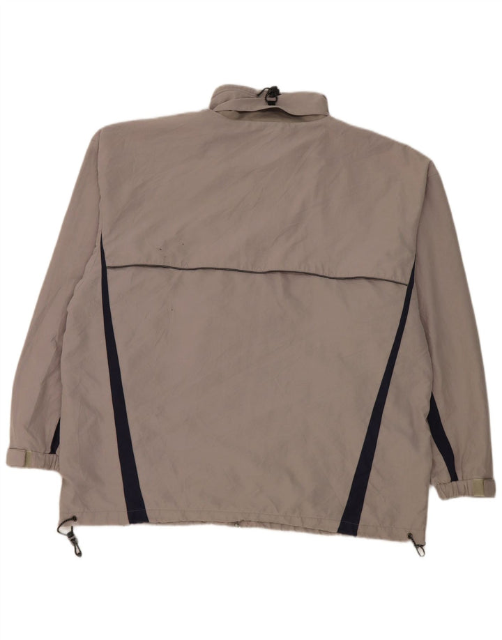 Champion Herren-Regenjacke UK 42 XL Graues Colourblock-Polyester