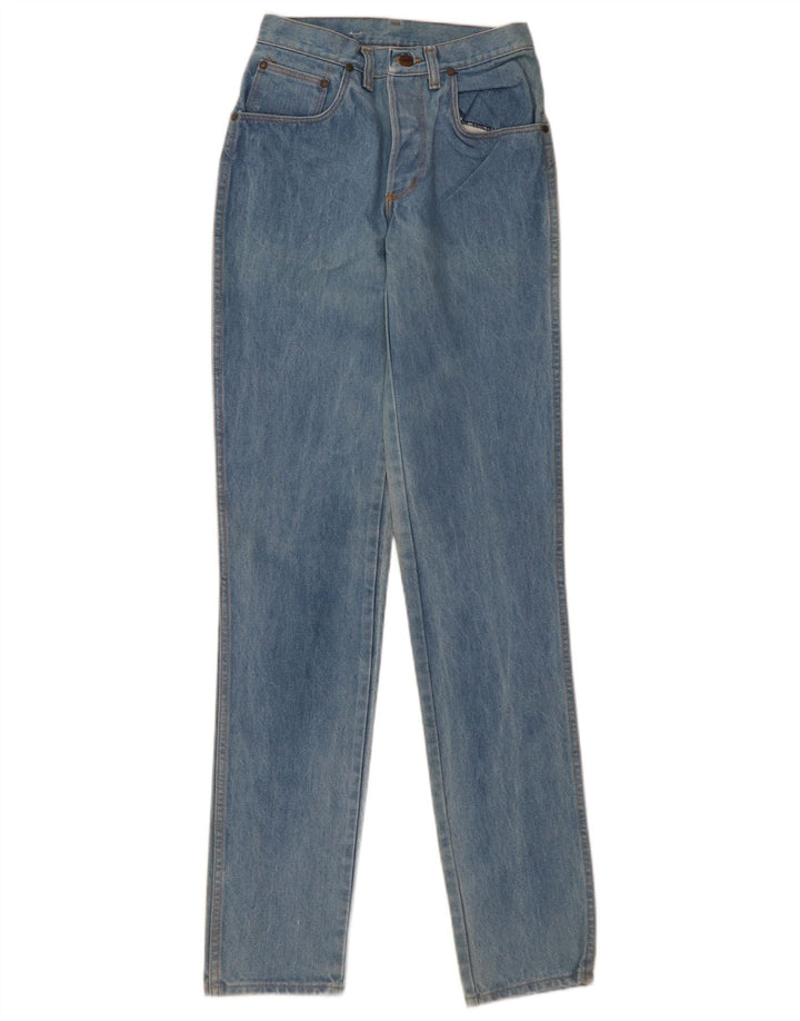 Wrangler Damen Slim Jeans W28 L36 Blaue Baumwolle
