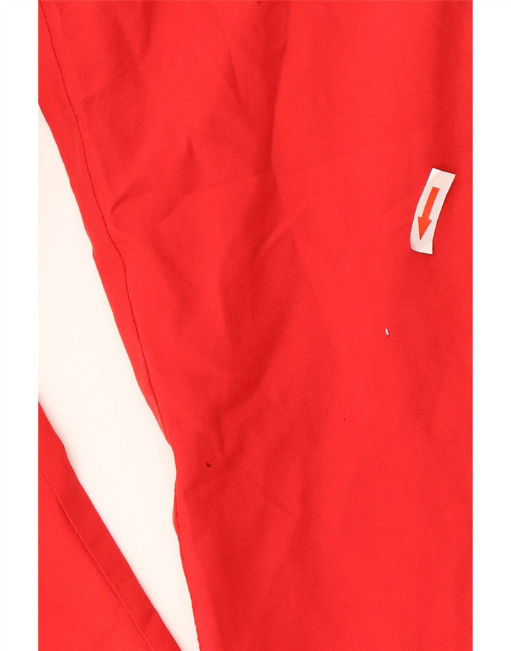 Adidas Herren-Trainingshose, UK, Größe 44/46, großes rotes Polyester