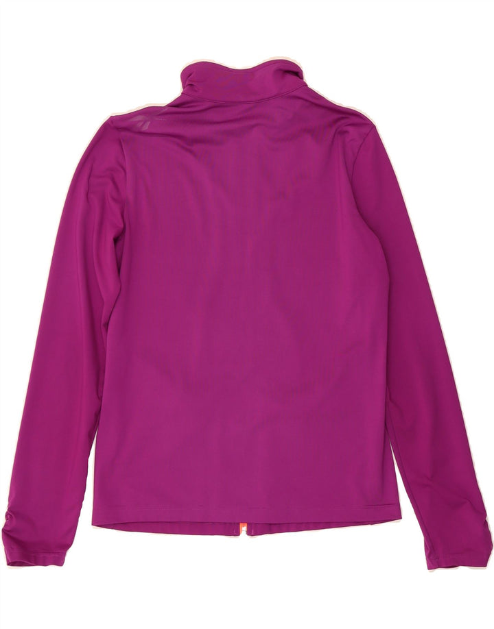 REEBOK Womens Tracksuit Top Jacket UK 12/14 Medium Pink Polyester Vintage Reebok and Second-Hand Reebok from Messina Hembry 