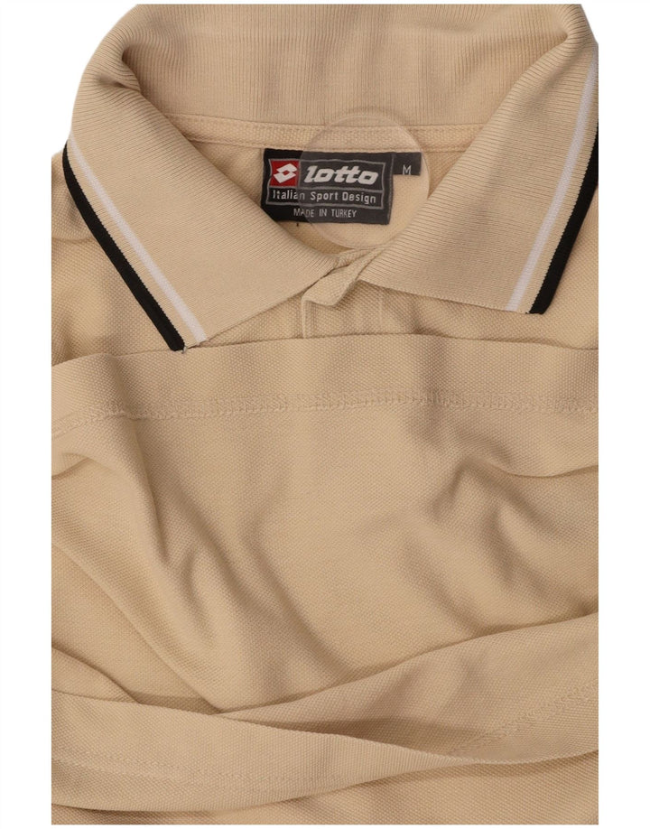 LOTTO Mens Polo Shirt Medium Beige