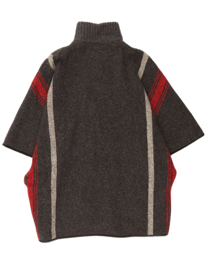 Massimo Dutti Damen-Strickjacke in Übergröße, Gr. 14, Mittelgrau