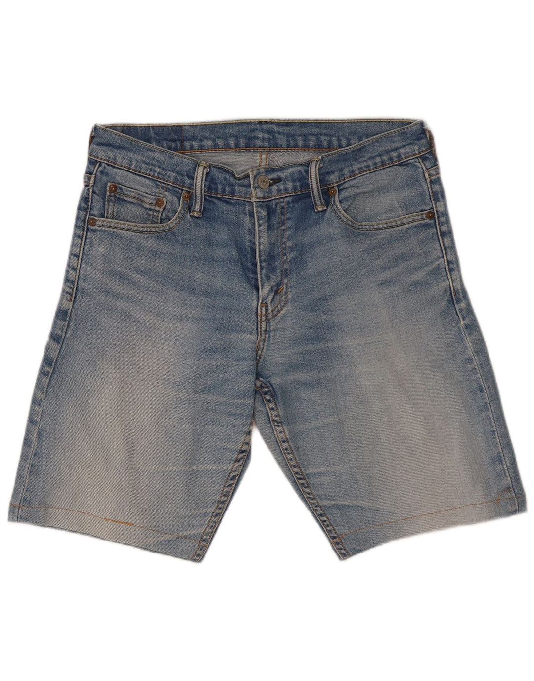 Levi's Herren 504 Denim Shorts W30 Mittelblau