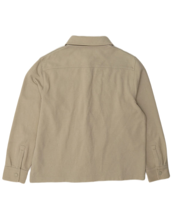 Marks & Spencer Herren Autograph Bomberjacke UK 40 Large Beige Polyester