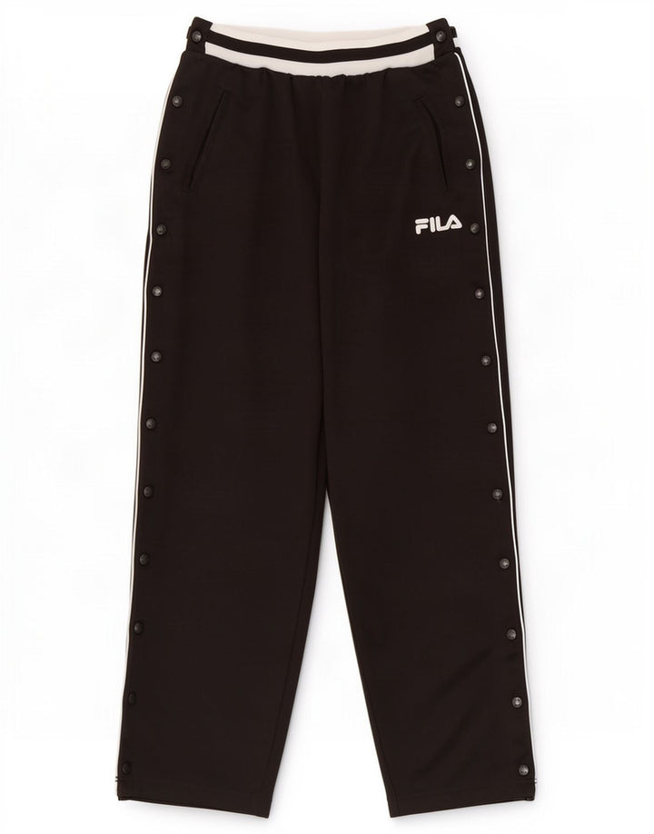 Fila Herren-Trainingshose, groß, schwarzes Colourblock-Polyester