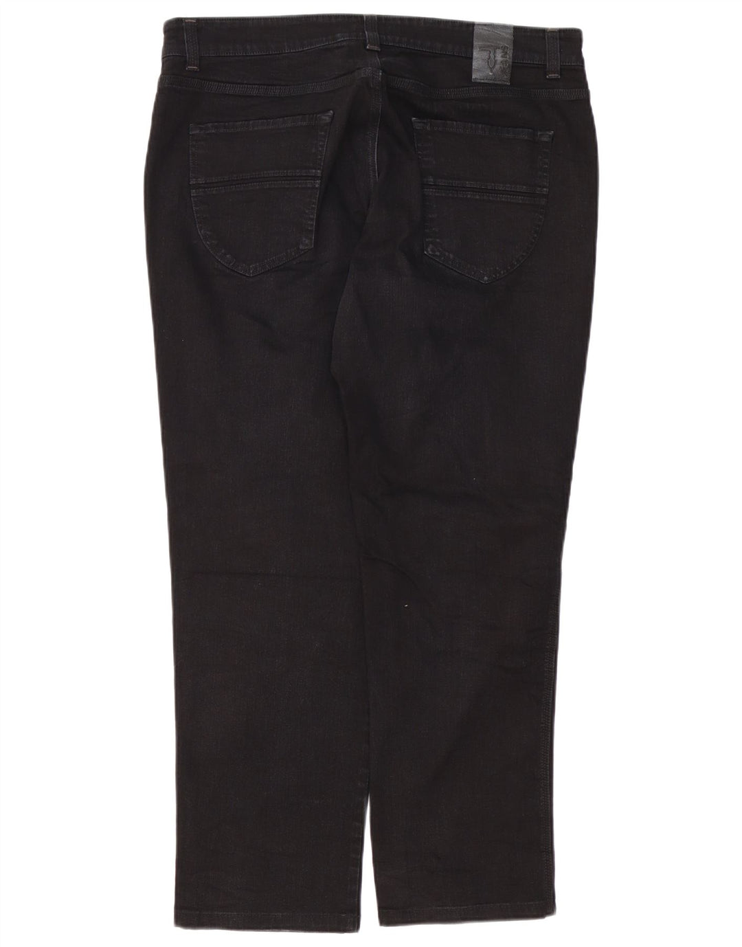 Trussardi Herren Straight Jeans W40 L30 Schwarze Baumwolle