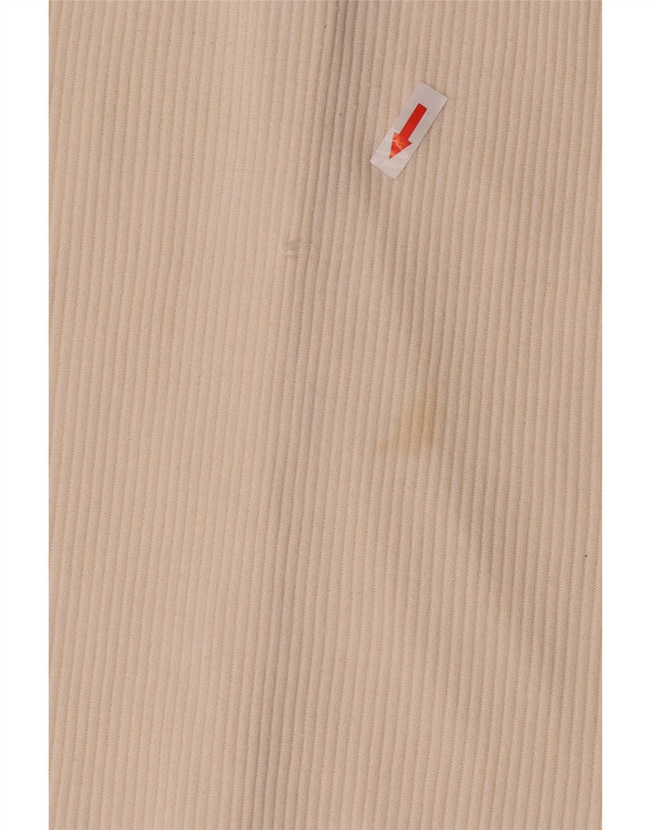 Zara Damen Figurbetontes Kleid UK 12 Medium Off White