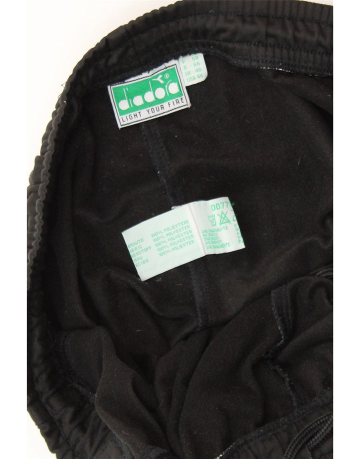 DIADORA Herren-Trainingshose, UK 46, XL, Schwarz, Polyester