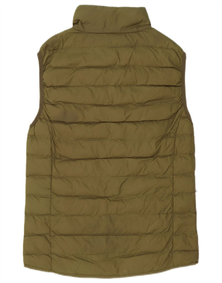 Jack Wills Herren Wattierte Weste UK 38 Mittelgrünes Nylon
