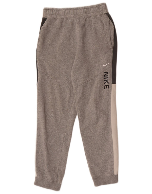 Nike Trainingshose für Jungen, Jogginghose, 12–13 Jahre, Größe L, Grau, Farbblock