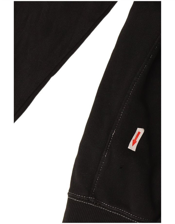 Zara Herren Kapuzenpullover Small Schwarz