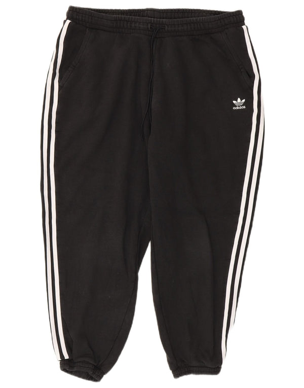 Adidas Damen Trainingshose Jogger UK 20/22 XL Schwarz Baumwolle