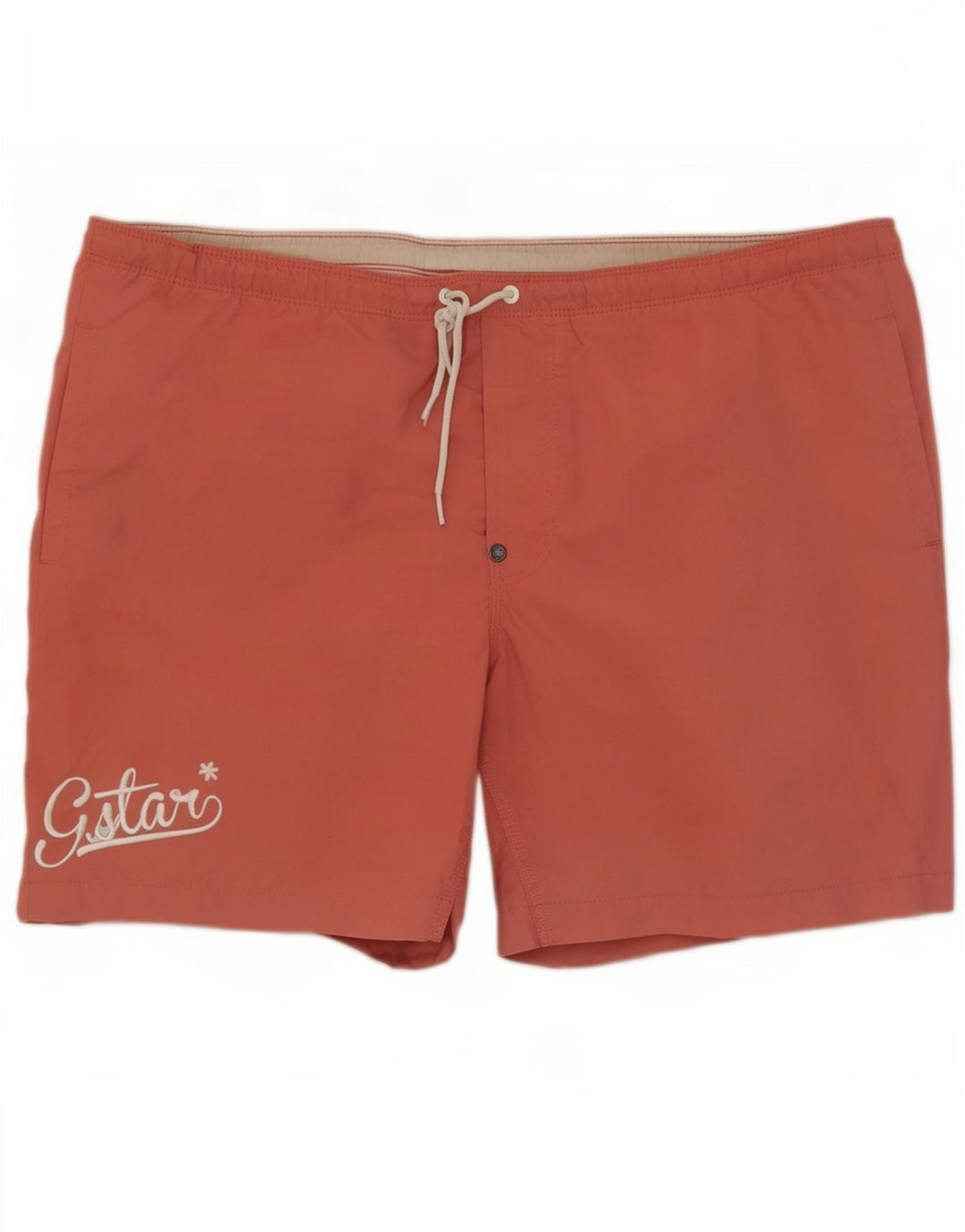 G-Star Herren Badeshorts mit Grafik, groß, aus rotem Polyester