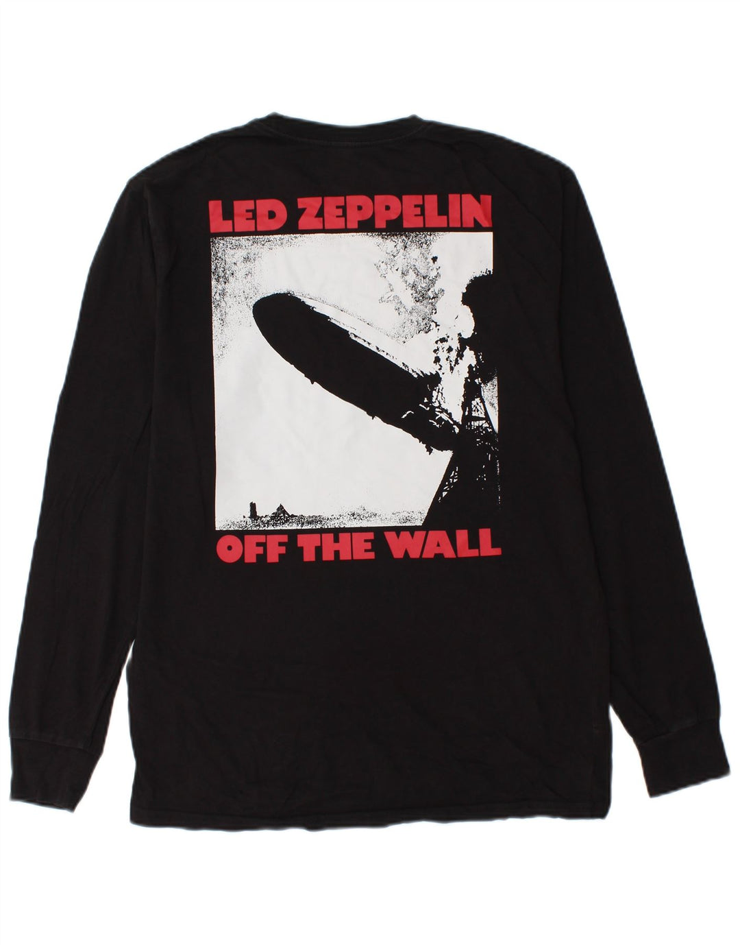 VANS Herren-Oberteil mit klassischer Passform, langärmlig, mittelschwarze Baumwolle