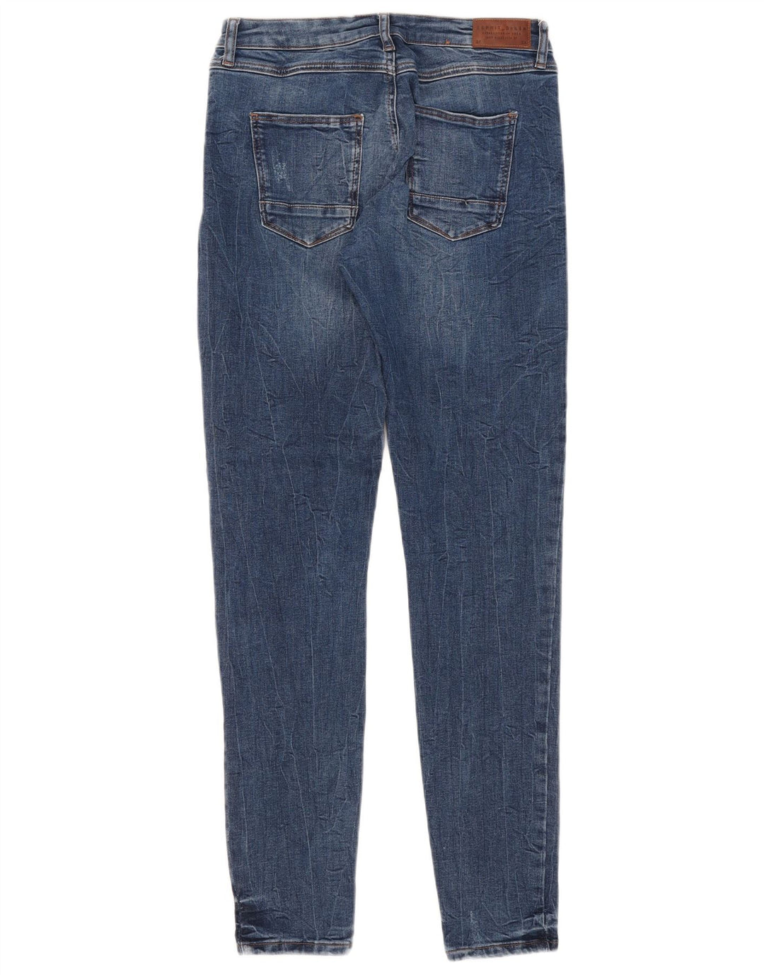 Esprit Damen Skinny Jeans W30 L30 Blaue Baumwolle