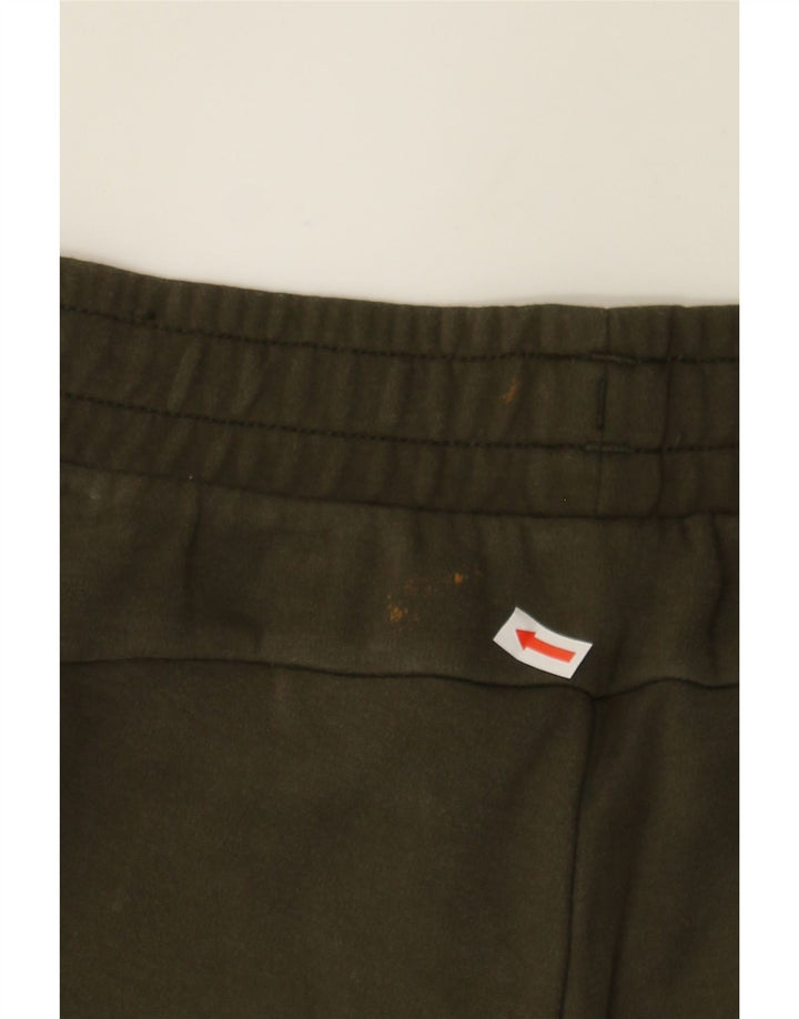 PUMA Mens Tracksuit Trousers Medium Khaki Colourblock Cotton Vintage Puma and Second-Hand Puma from Messina Hembry 