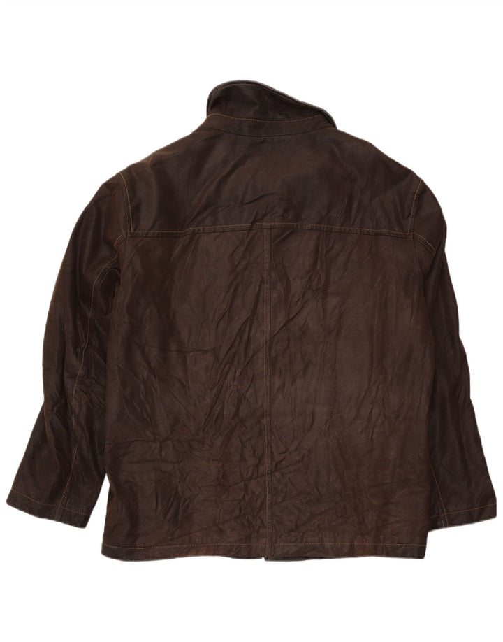 Vintage Herren Lederjacke UK 40 Large Braun