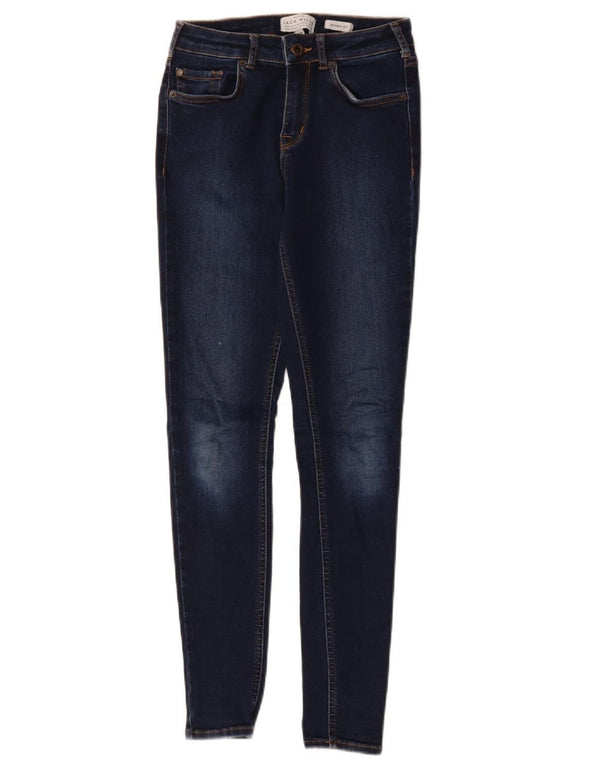 Jack & Jones Damen Skinny Jeans W26 L28 Marineblau Polyester