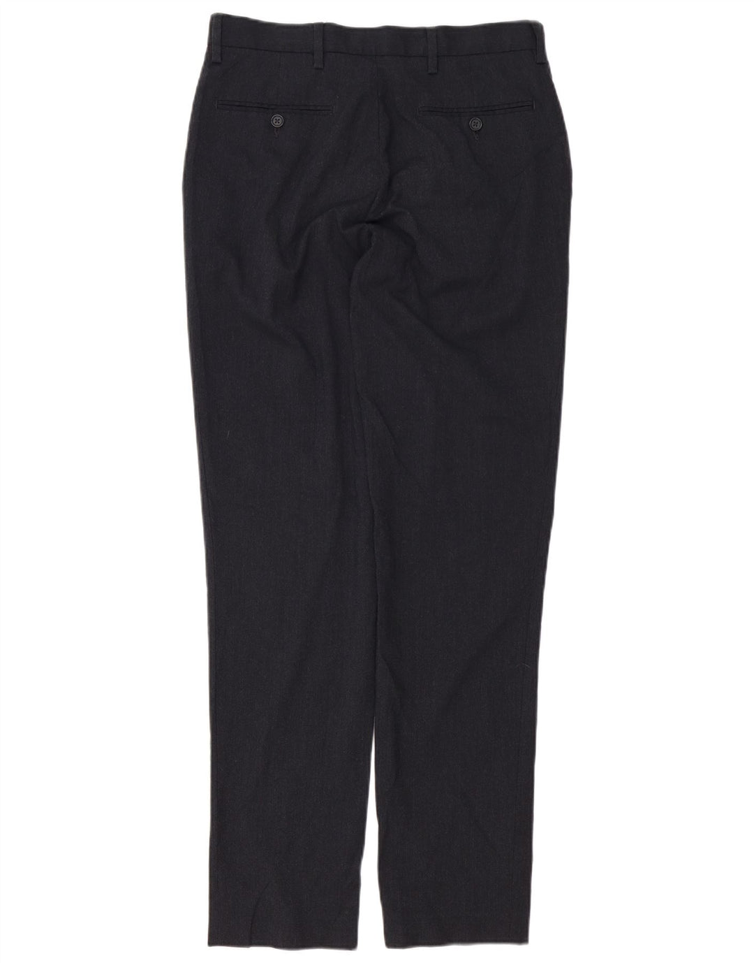 Marks & Spencer Slim Chino-Hose für Herren, W32, L33, grau, Polyester